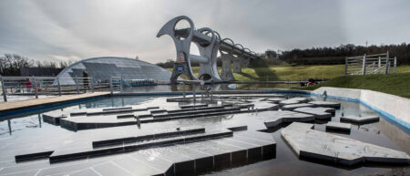 Falkirk Wheel image for Courier Scotland company Eagle Couriers