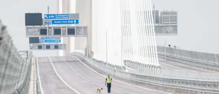 Queensferry Crossing image for Courier in Scotland company Eagle Couriers